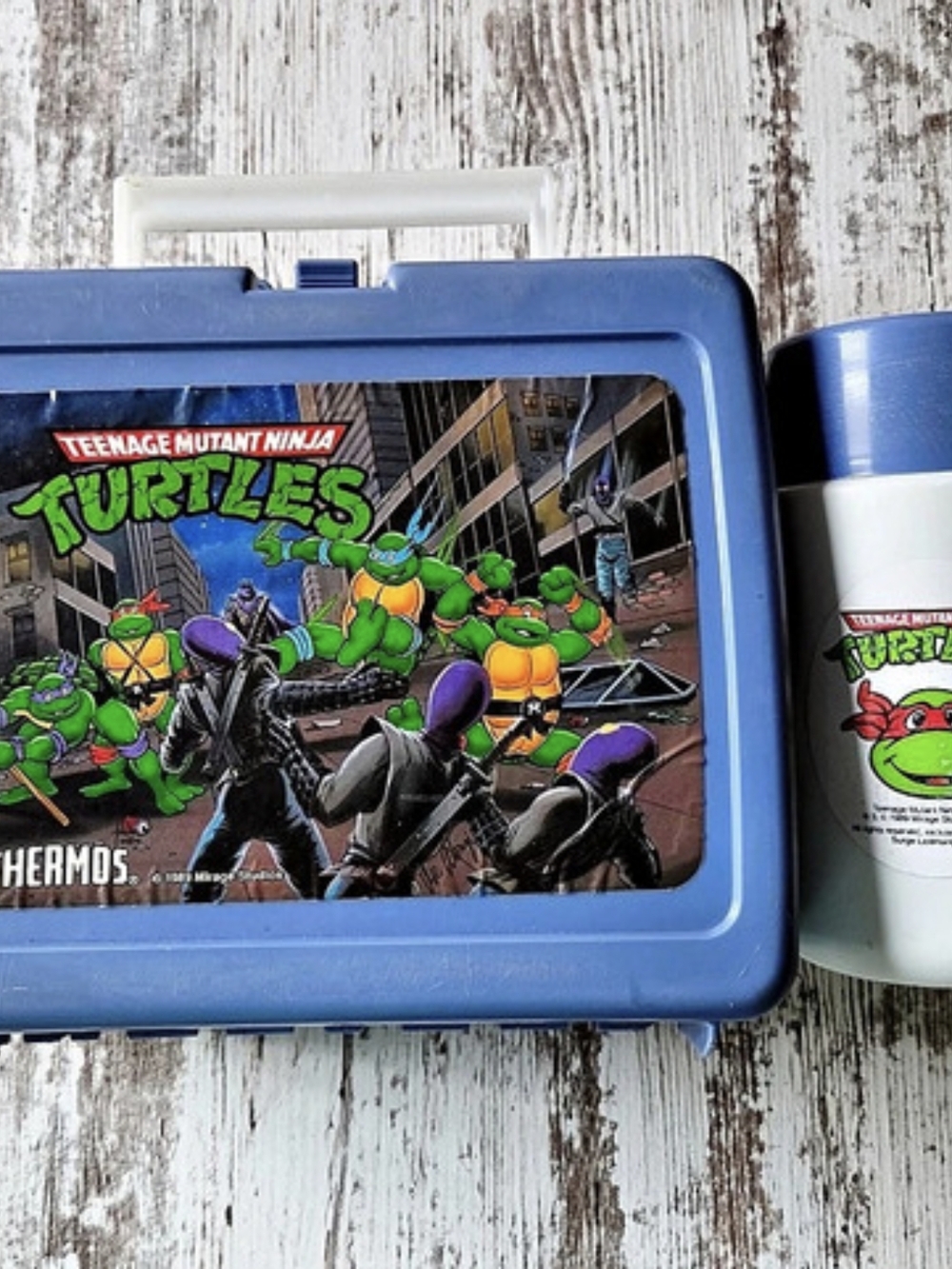 Thermos Teenage Mutant Ninja Turtles Plastic Lunch Box with Thermos Lunchbox